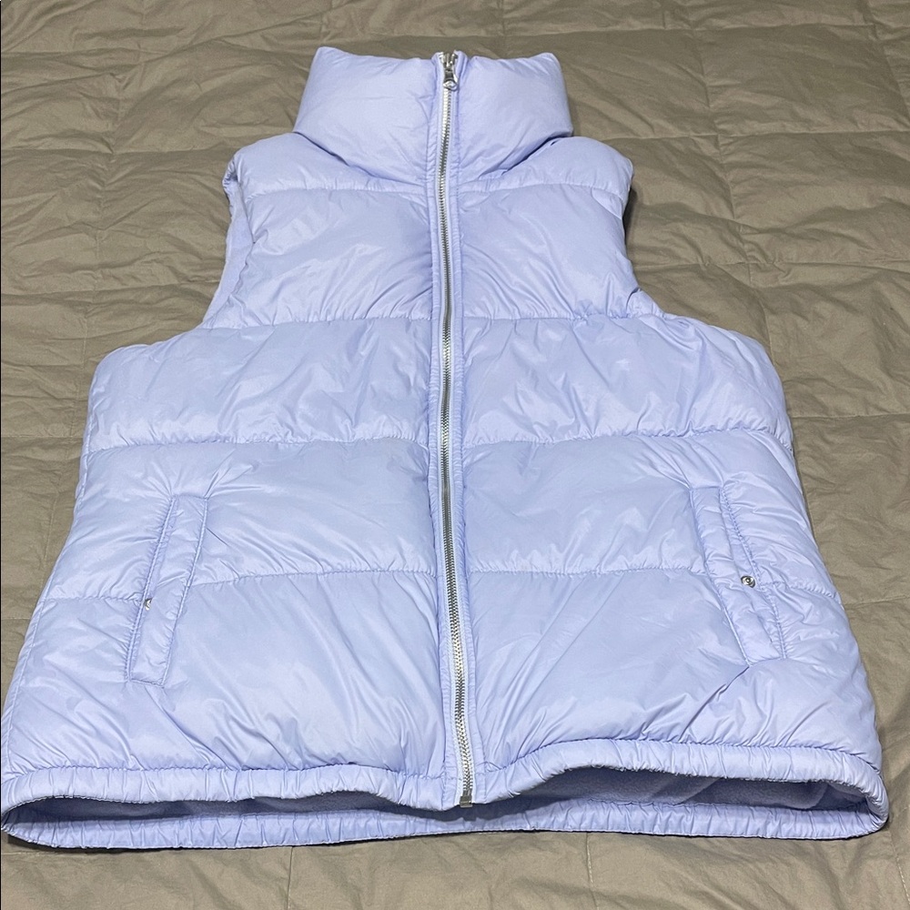 Light Purple Puffer Vest - Picture 5 of 6